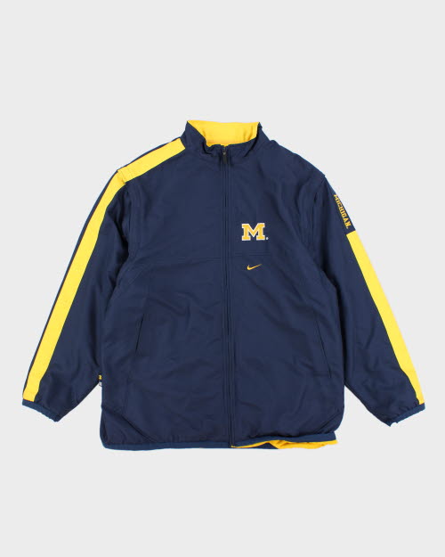Vintage Nike Michigan Detachable Sleeve Jackets - XL
