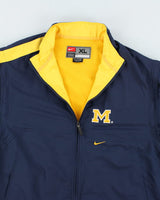 Vintage Nike Michigan Detachable Sleeve Jackets - XL
