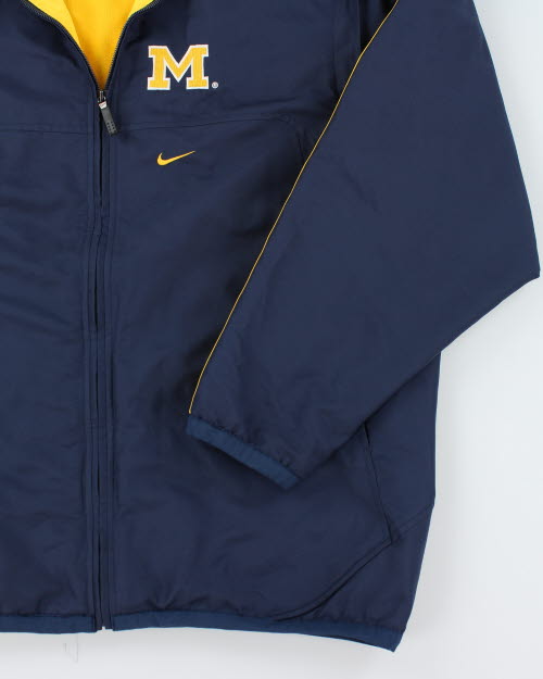 Vintage Nike Michigan Detachable Sleeve Jackets - XL