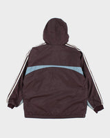 Vintage 90's Adidas Reversible Hooded Jacket - L