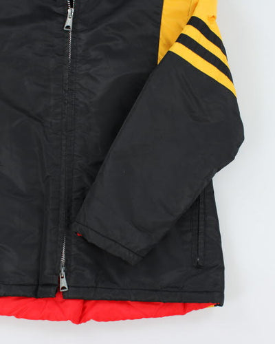 Vintage 80's Two Tone Funnel Neck Jacket - L