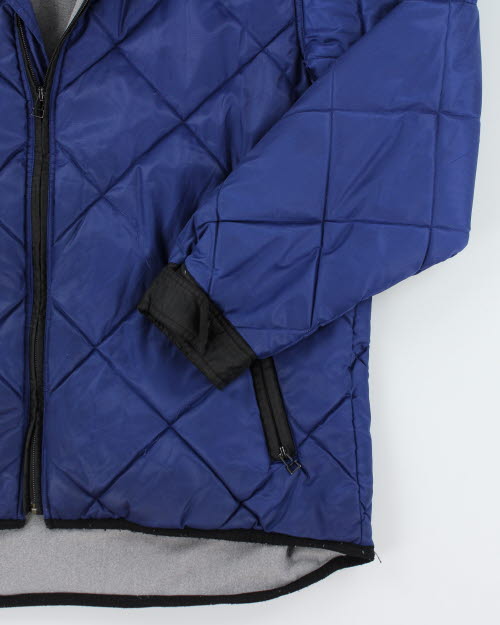Vintage 90's Nike Quilted Zip Up Jacket - M