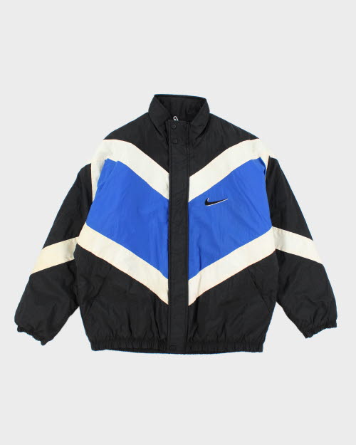 Vintage 90's Nike Patterned Oversized Jacket - L