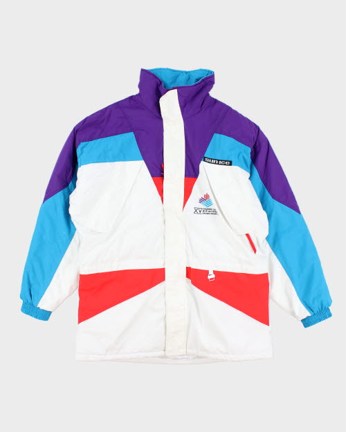 Vintage SUNICE Quilted Oversized Ski Jacket - M