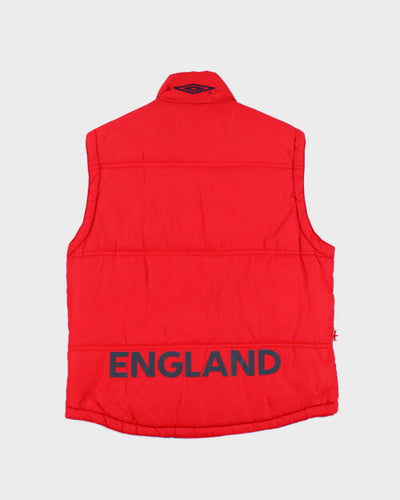 Vintage 2000's Umbro England Reversible Gilet - S
