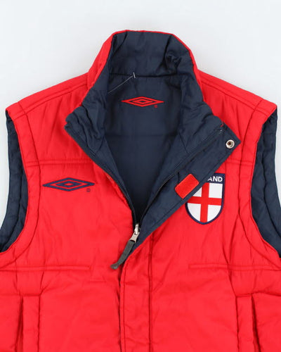 Vintage 2000's Umbro England Reversible Gilet - S