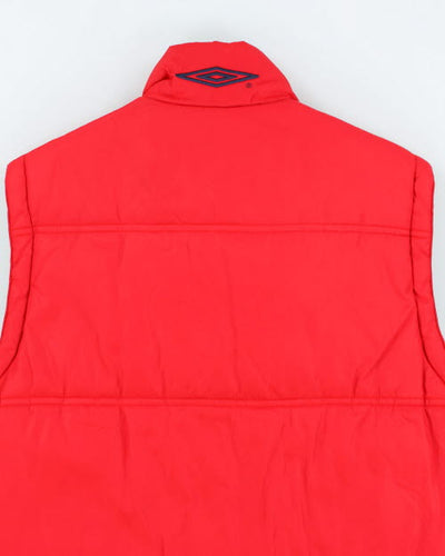 Vintage 2000's Umbro England Reversible Gilet - S