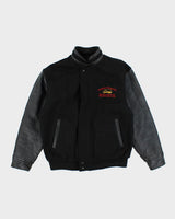 Vintage 90's Embroidered Varsity Jacket - L