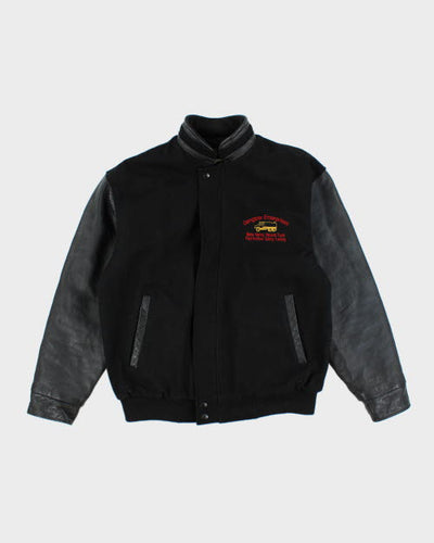 Vintage 90's Embroidered Varsity Jacket - L