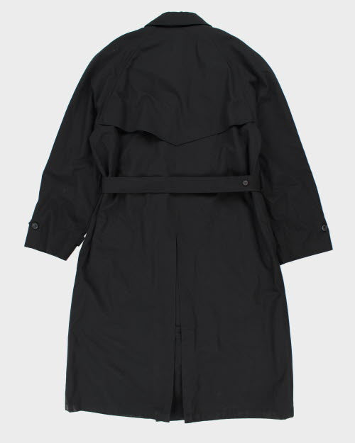 Vintage 90's Black London Fog Long Overcoat - XL