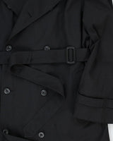 Vintage 90's Black London Fog Long Overcoat - XL