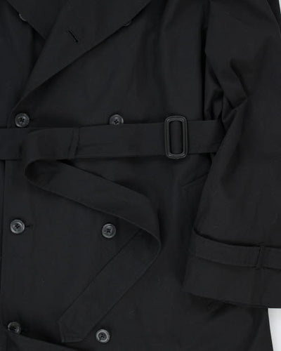 Vintage 90's Black London Fog Long Overcoat - XL
