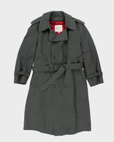 Vintage 90's Heavyweight London Fog Lined Long Overcoat - M