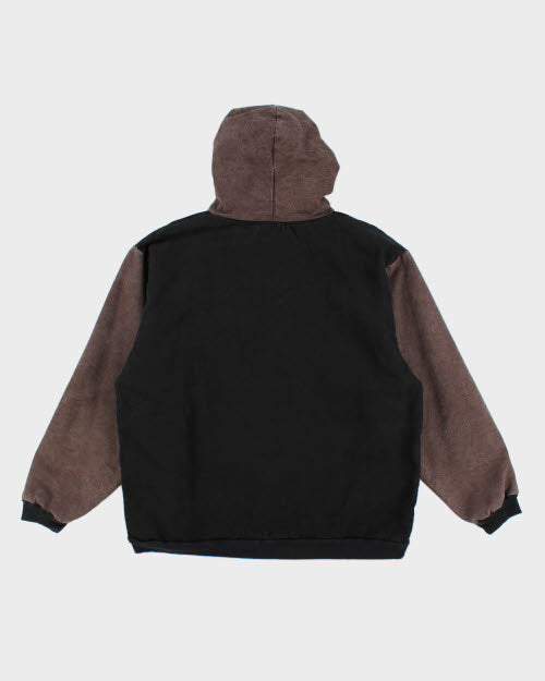 Vintage Embroidered Pullover Work Jacket - L