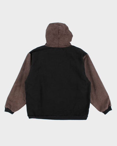 Vintage Embroidered Pullover Work Jacket - L