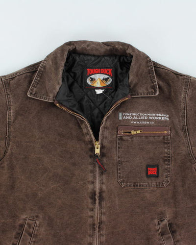 Vintage 90's Tough Duck Heavyweight Quilted Work Jacket - M