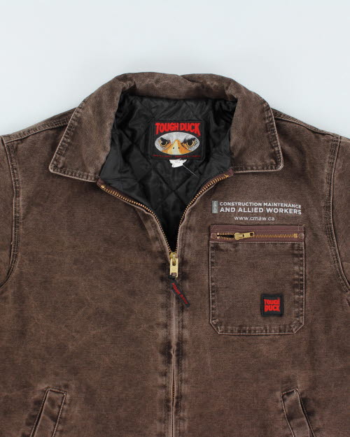 Vintage 90's Tough Duck Heavyweight Quilted Work Jacket - M