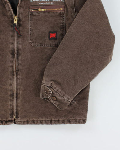 Vintage 90's Tough Duck Heavyweight Quilted Work Jacket - M