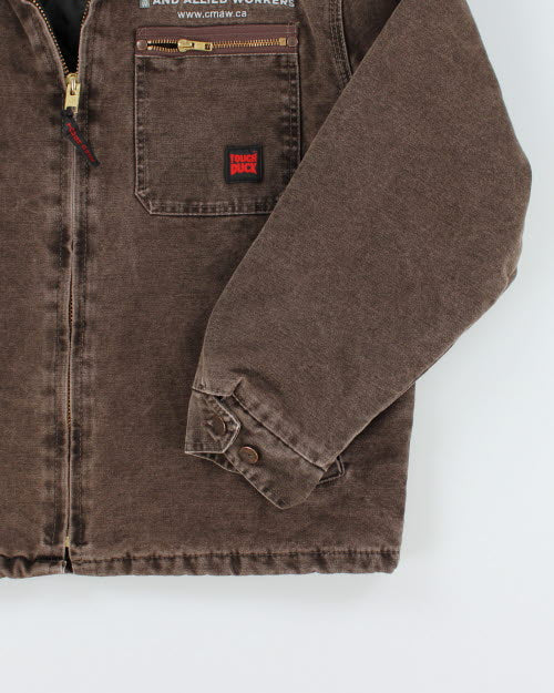 Vintage 90's Tough Duck Heavyweight Quilted Work Jacket - M