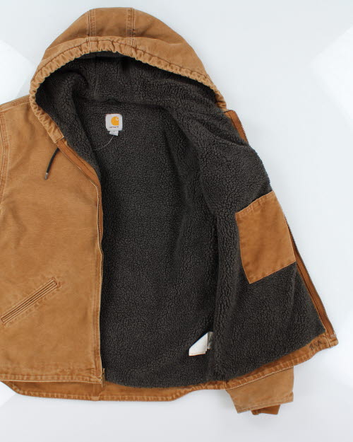 Vintage Carhartt Heavyweight Hooded Active Jacket - M