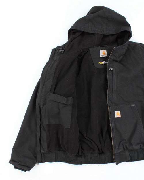 Vintage Carhartt Heavyweight Hooded Active Jacket - L