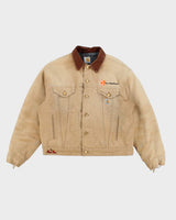 Vintage 90's Carhartt Detroit Embroidered Work Jacket - M