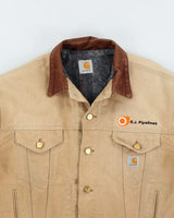 Vintage 90's Carhartt Detroit Embroidered Work Jacket - M