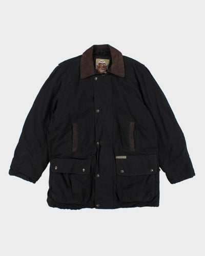 Vintage 90's Collared Oversized Hunting Jacket - M