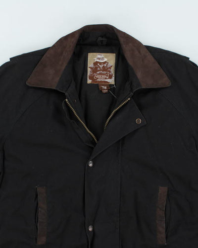 Vintage 90's Collared Oversized Hunting Jacket - M