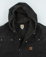 Vintage 90's Carhartt Heavyweight Hooded Work Jacket - XL