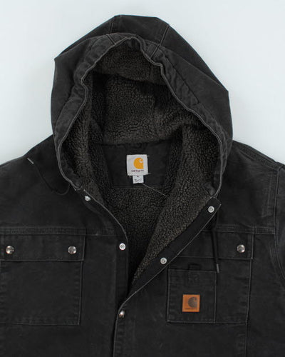 Vintage 90's Carhartt Heavyweight Hooded Work Jacket - XL
