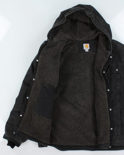 Vintage 90's Carhartt Heavyweight Hooded Work Jacket - XL