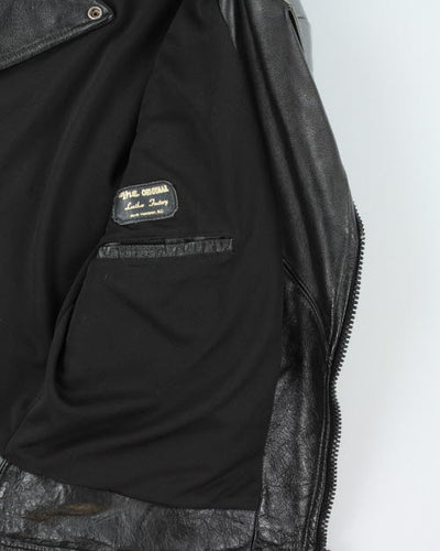 Vintage 90's Heavyweight Biker Jacket - M