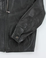 Vintage 90's Danier Leather Biker Jacket - M
