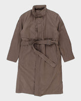 London Fog Khaki Lined Coat - L