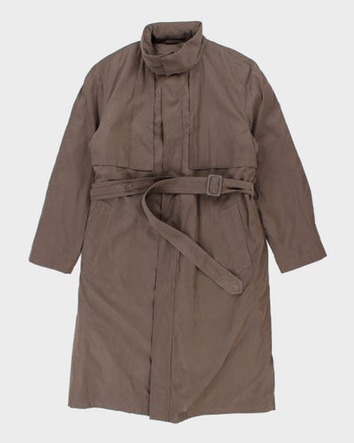 London Fog Khaki Lined Coat - L