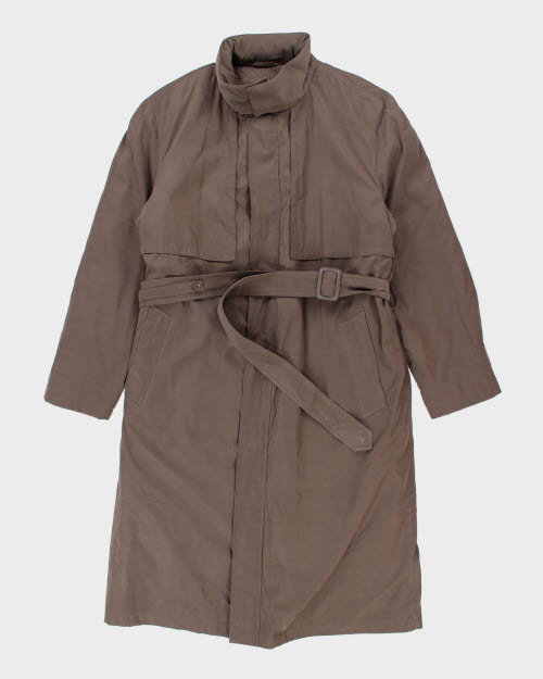 London Fog Khaki Lined Coat - L