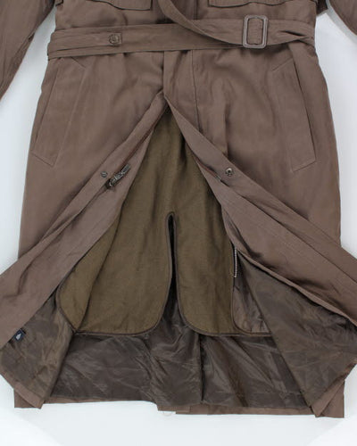 London Fog Khaki Lined Coat - L