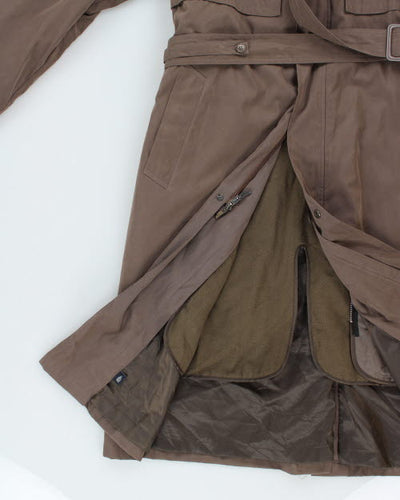 London Fog Khaki Lined Coat - L