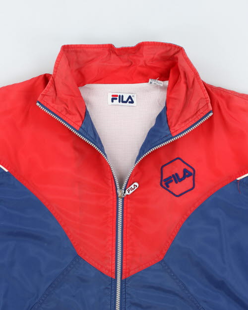 Vintage 2000's FILA Two Tone Track Jacket - M