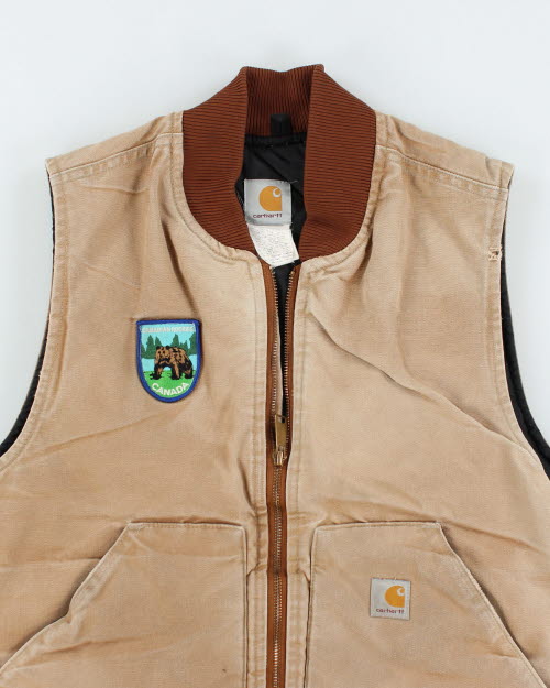 Vintage Carhartt Faded Workwear Gilet - M