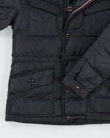 Vintage Moncler Asymmetrical Zip Hooded Puffer Jacket - M
