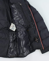 Vintage Moncler Asymmetrical Zip Hooded Puffer Jacket - M