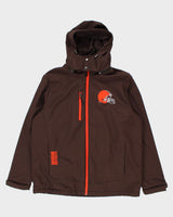 Vintage NFL Cleveland Browns Hooded Jacket - XL