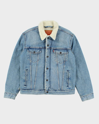 Vintage Levi's Sherpa Line Denim Jacket - M