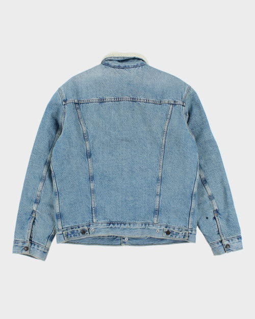 Giacca di jeans vintage della linea Sherpa Levi's M Rokit