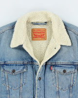 Vintage Levi's Sherpa Line Denim Jacket - M