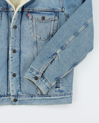Vintage Levi's Sherpa Line Denim Jacket - M