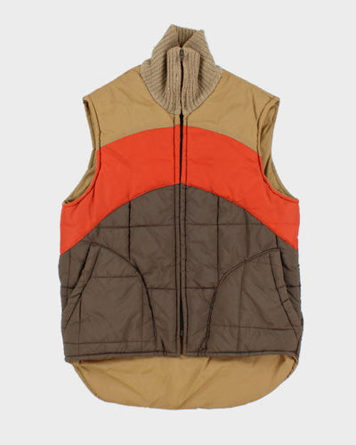 Vintage 90's Golden Fleece Sleeveless Puffer Gilet - S