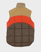 Vintage 90's Golden Fleece Sleeveless Puffer Gilet - S